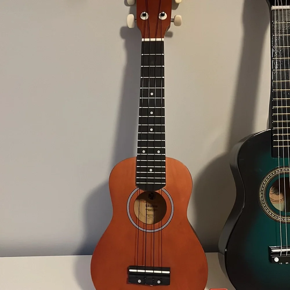 Guitar and ukulele set plus tuner